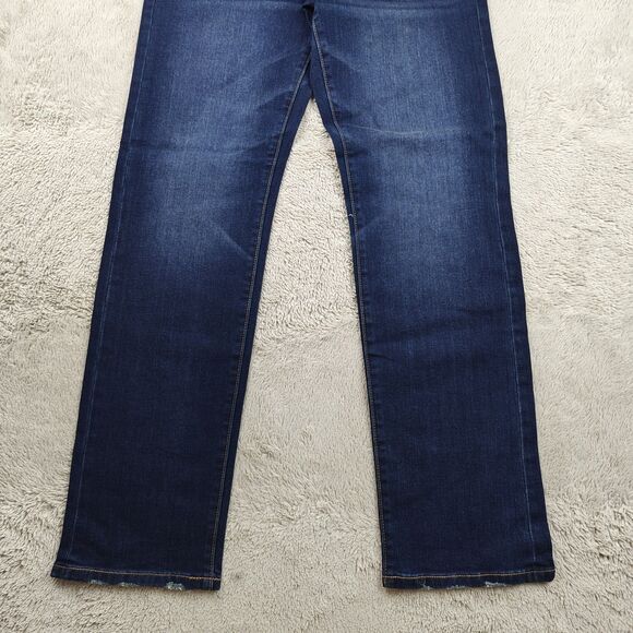 Liverpool Relaxed Straight Jeans Men's 29x32 Dark Mid Blue Stretchy EcoLogical - Picture 3 of 9
